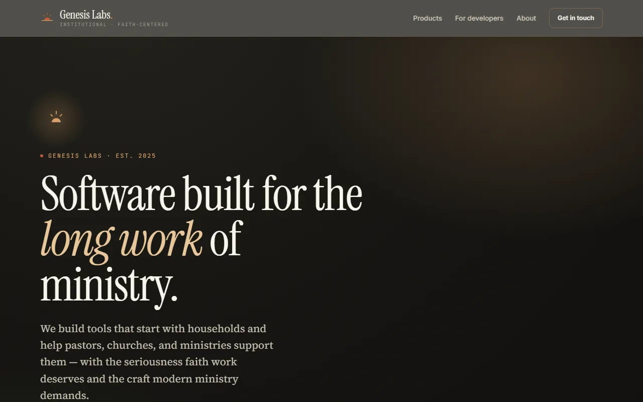 The genesislabs.us home page